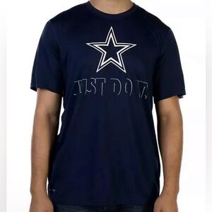 NWT Men Dallas Cowboys Nike Just Do It Shirt